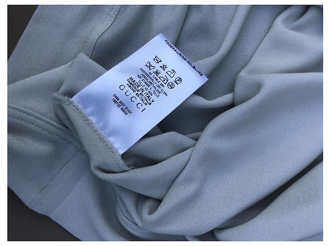 Top de raso gris perla Gucci - vista 7