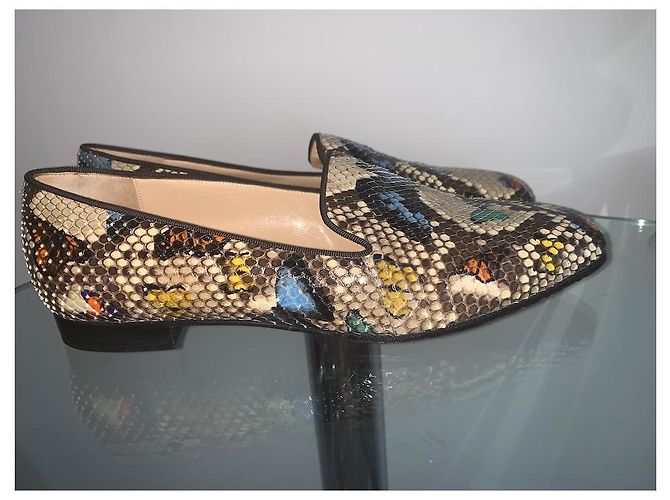 Christian Louboutin Python Ballerinen mit Schmetterlingsprint Mehrfarben - Ansicht 2