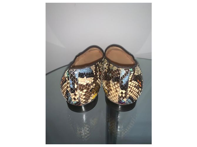 Christian Louboutin Python Ballerinen mit Schmetterlingsprint Mehrfarben - Ansicht 3