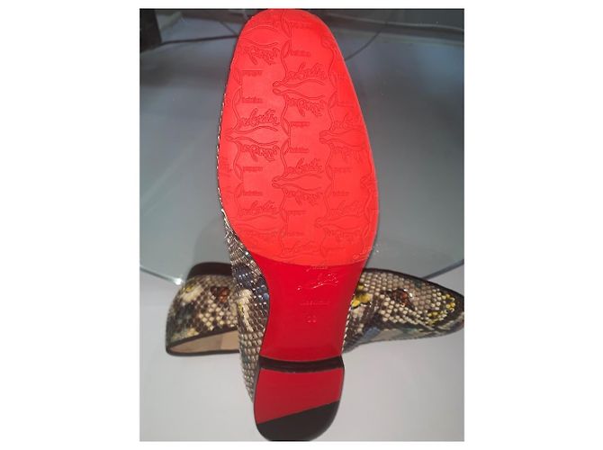 Christian Louboutin Python Ballerinen mit Schmetterlingsprint Mehrfarben - Ansicht 4
