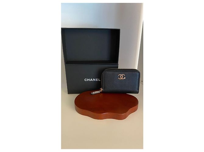 Girl Beautiful Chanel zipped card holder Black - view 2