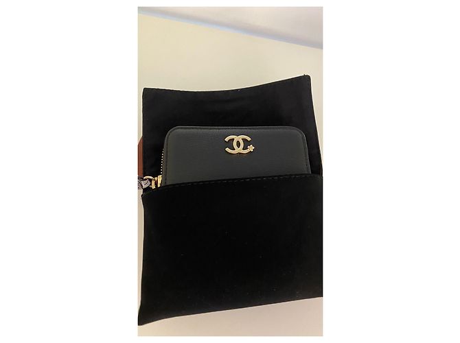 Girl Beautiful Chanel zipped card holder Black - view 7