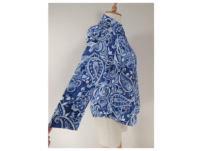 Camisa Ralph Lauren de algodón azul - vista 3
