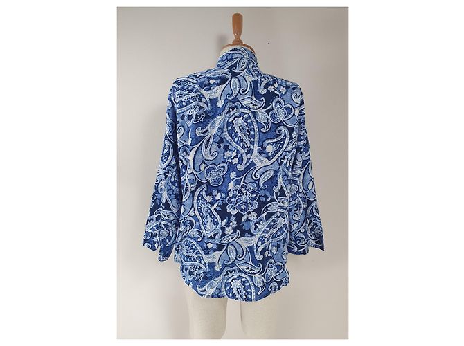 Camisa Ralph Lauren de algodón azul - vista 4