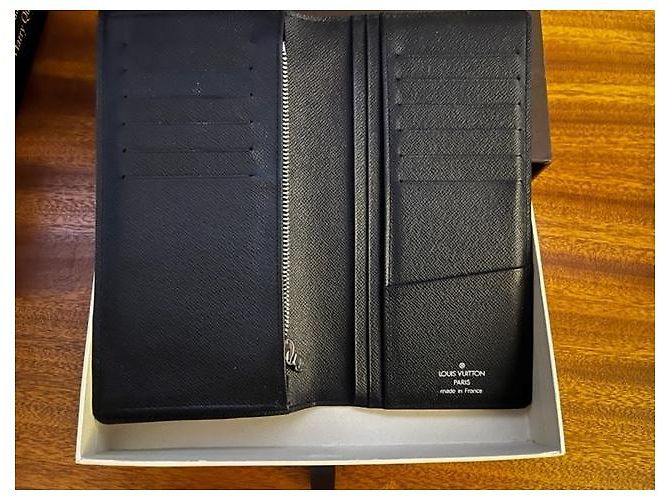 Louis Vuitton Damier Graphite Brazza Long Wallet Black Dark grey - view 5