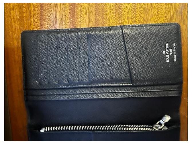 Louis Vuitton Damier Graphite Brazza Long Wallet Black Dark grey - view 7