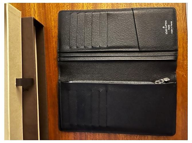 Louis Vuitton Damier Graphite Brazza Long Wallet Black Dark grey - view 8