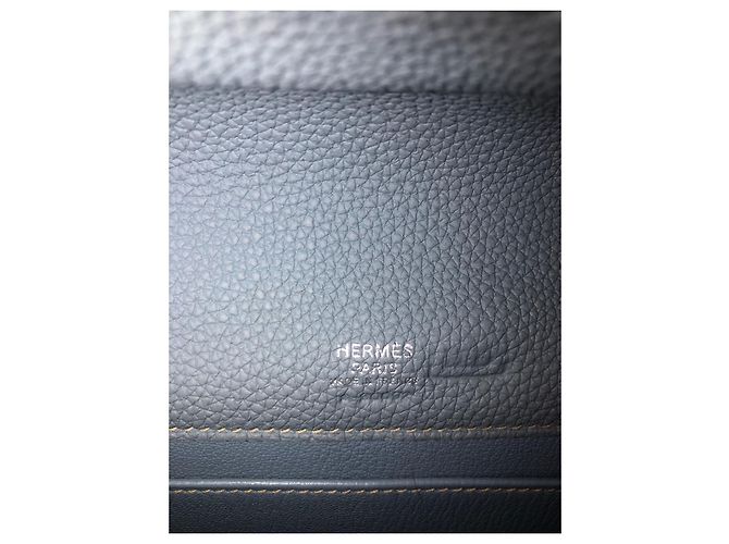 Hermès Etribelt Handtasche hellblau Leder - Ansicht 3