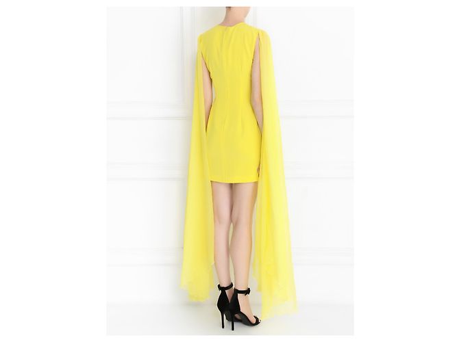 Daniele Carlotta Kleid Gelb aus Polyester - Ansicht 3