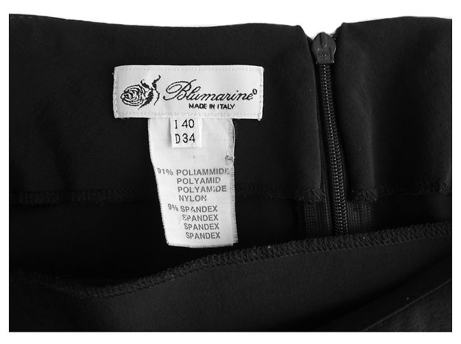 FALDA BORDADA BLUMARINE Negro - vista 2