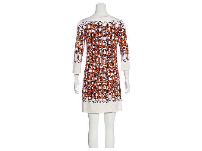 Diane Von Furstenberg Mini-robe à maillons en jersey de soie DvF Ruri Multicolore - vue 2