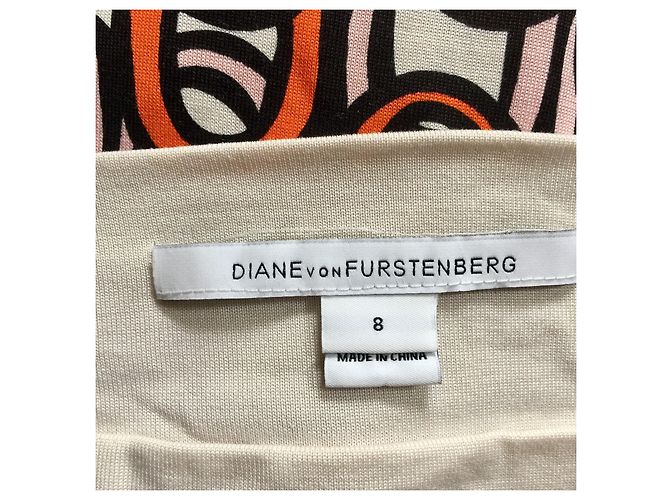 Diane Von Furstenberg Mini-robe à maillons en jersey de soie DvF Ruri Multicolore - vue 4