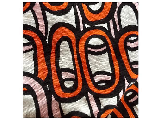 Diane Von Furstenberg Mini-robe à maillons en jersey de soie DvF Ruri Multicolore - vue 7