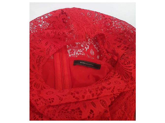 Bcbg Max Azria Spitzenkleid in Rot - Ansicht 5