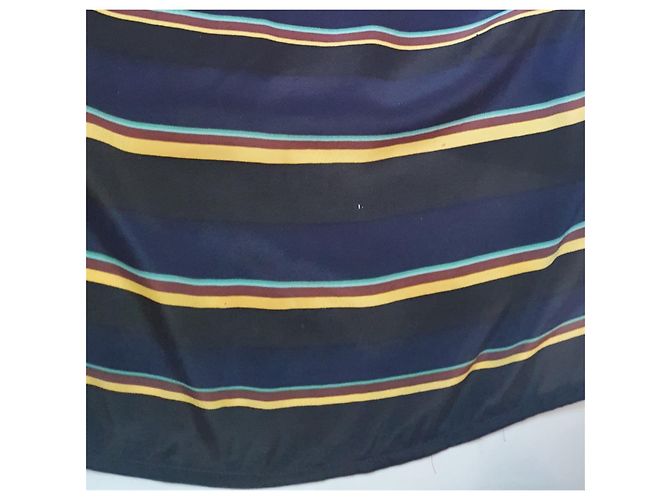 Top Noa Noa in seta e viscosa blu multicolore - vista 6