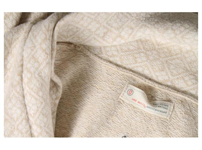 Odd Molly Strickjacke Beige Weiß Baumwolle - Ansicht 3