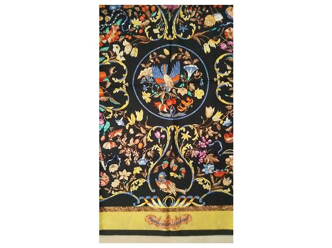 Hermès Hermes Square 90, Twill di seta "Pietre orientali e occidentali". Multicolore - vista 2