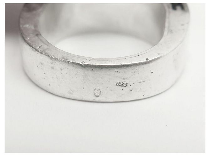 Ring Hermès ANELLO HERMES CLARTE GM H104849CODA B 53 in argento sterling 925 ANELLO D'ARGENTO - vista 10