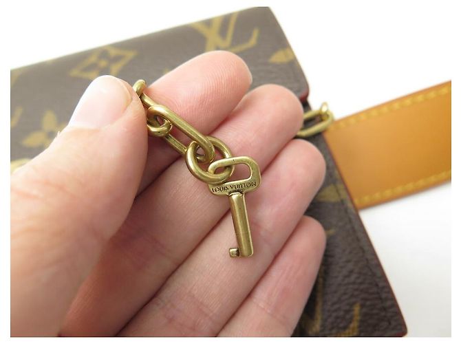 NUOVA LOUIS VUITTON MARSUPIO S LOCK BELT PM M44667 BORSA A BORSA MONOGRAM IN TELA Marrone - vista 10