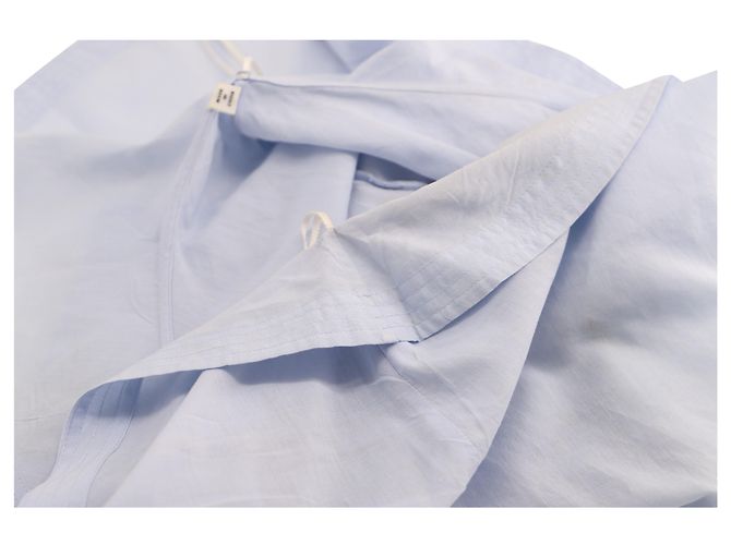 A.L.C BEIM.l.C. Brielle One-Shoulder-Top mit Rüschen aus hellblauer Baumwolle - Ansicht 4