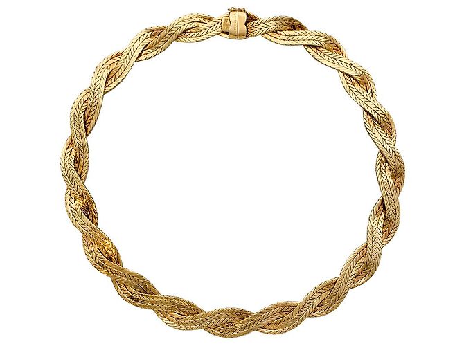Colar Buccellati, trança de ouro amarelo. - vista 3