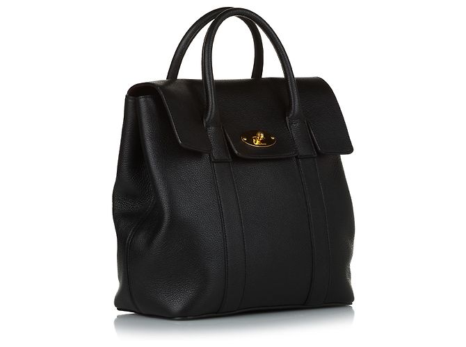 Mochila de couro Mulberry Black Bayswater - vista 2