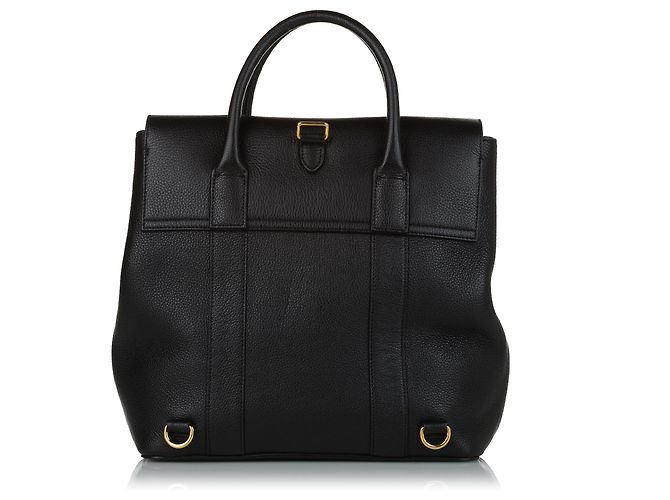 Mochila de couro Mulberry Black Bayswater - vista 3