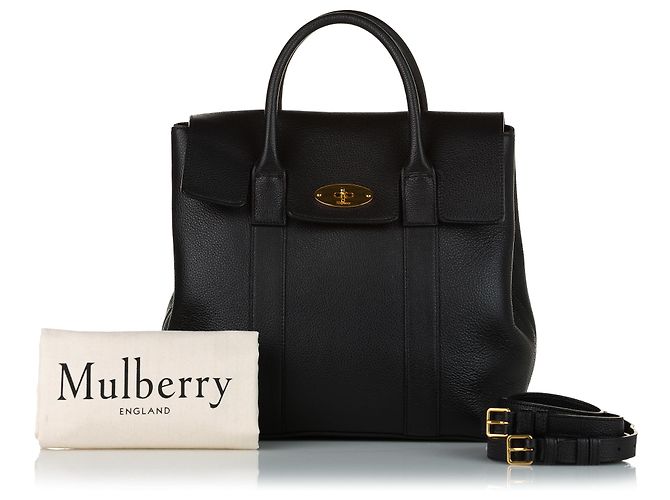 Mochila de couro Mulberry Black Bayswater - vista 7