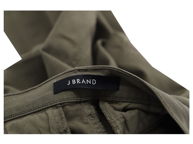 Saia Jeans Lápis J Brand em Algodão Marrom - vista 3