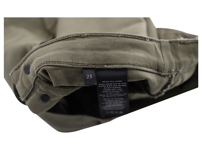 Saia Jeans Lápis J Brand em Algodão Marrom - vista 4
