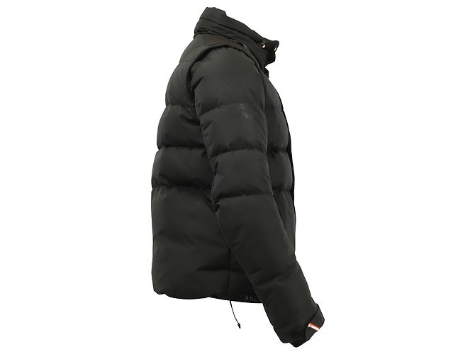 Jaqueta acolchoada Moncler Grenoble Eggstock em poliamida preta - vista 4