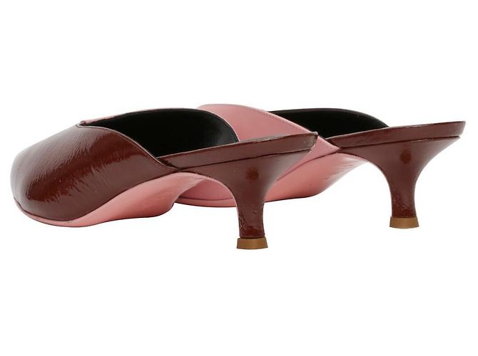 Tibi Frank Crinkle Patent Mule - vista 4