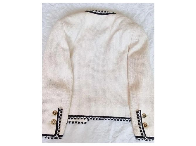 Chanel La petite veste noire Blanco roto - vista 4