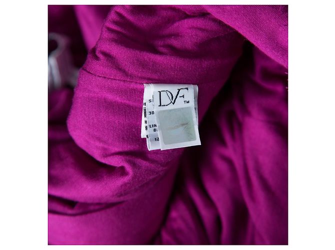 Diane Von Furstenberg DvF Zarita Spitzenkleid mit U-Ausschnitt in Fuchsia - Ansicht 5