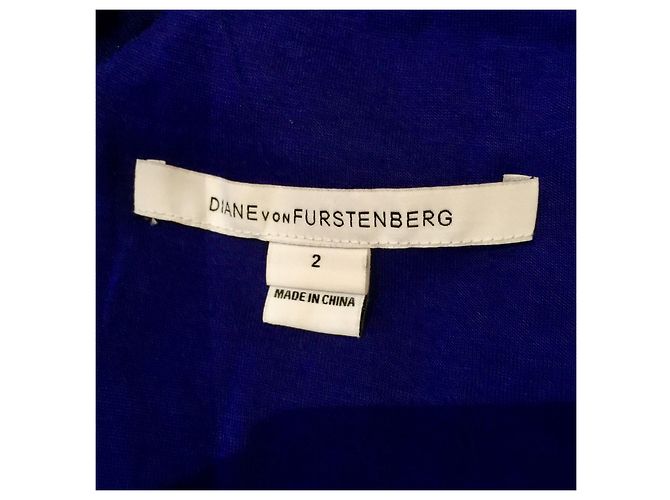 Diane Von Furstenberg DvF Zarita Langes Spitzenkleid in Dunkelblau - Ansicht 4