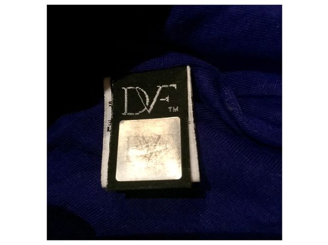 Diane Von Furstenberg DvF Zarita Langes Spitzenkleid in Dunkelblau - Ansicht 5