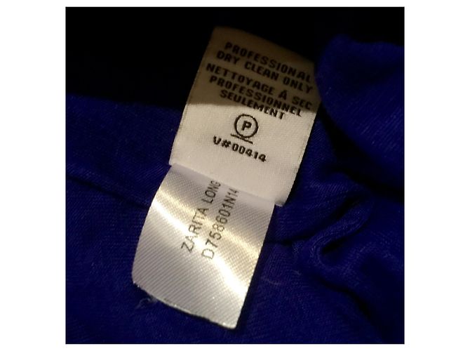 Diane Von Furstenberg DvF Zarita Langes Spitzenkleid in Dunkelblau - Ansicht 6