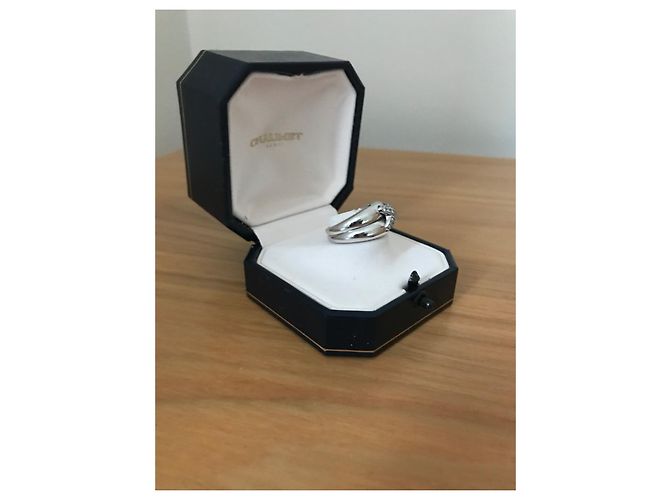 Chaumet Anello in oro bianco con maglie di diamanti - vista 7