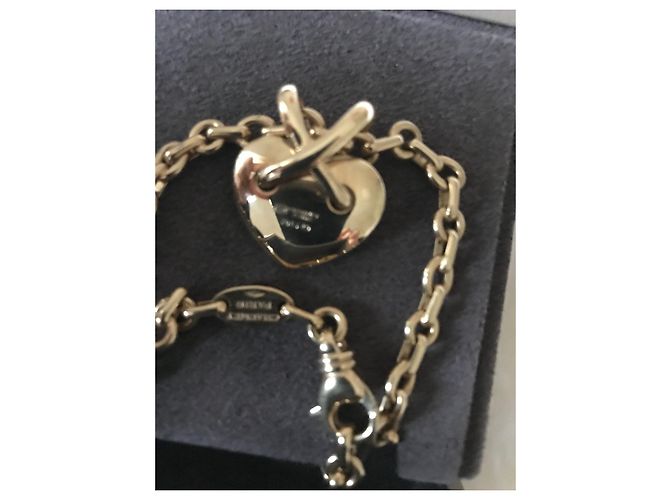 Chaumet Maglie a cuore con catena modello grande in oro giallo - vista 2