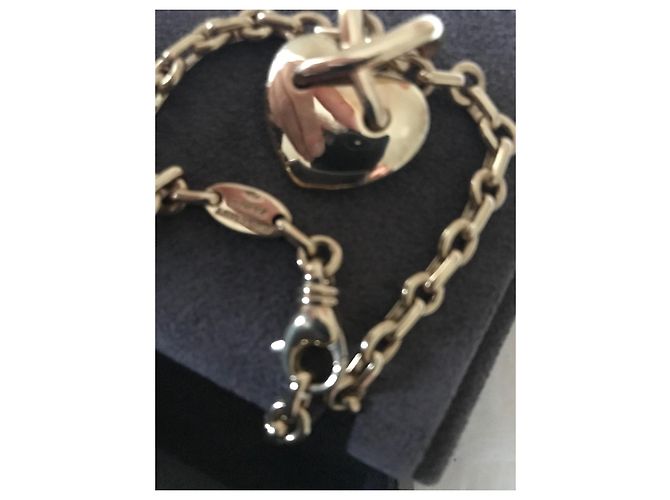 Chaumet Maglie a cuore con catena modello grande in oro giallo - vista 3
