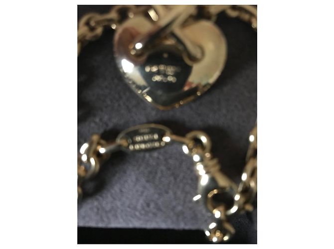 Chaumet Maglie a cuore con catena modello grande in oro giallo - vista 4
