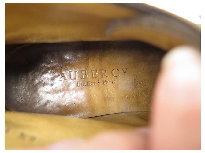 SCARPE AUBERCY STIVALI CHUKKA 6.5E 41 STIVALI IN CAMOSCIO MARRONE - vista 6