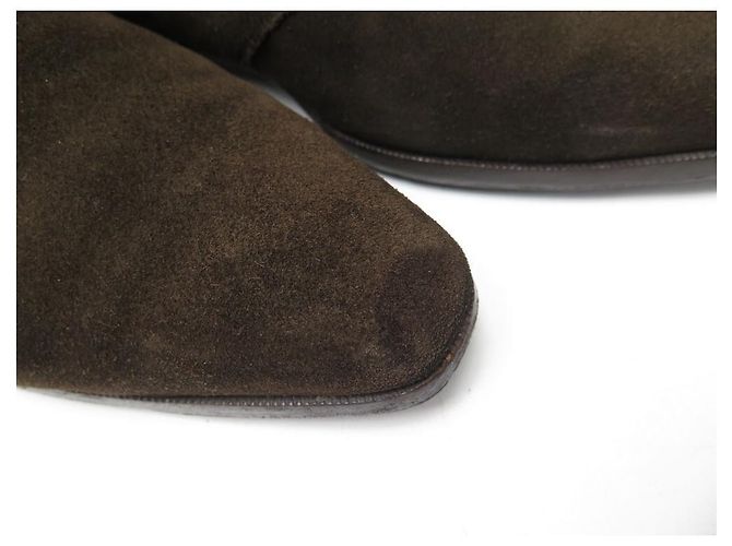 SCARPE AUBERCY STIVALI CHUKKA 6.5E 41 STIVALI IN CAMOSCIO MARRONE - vista 8