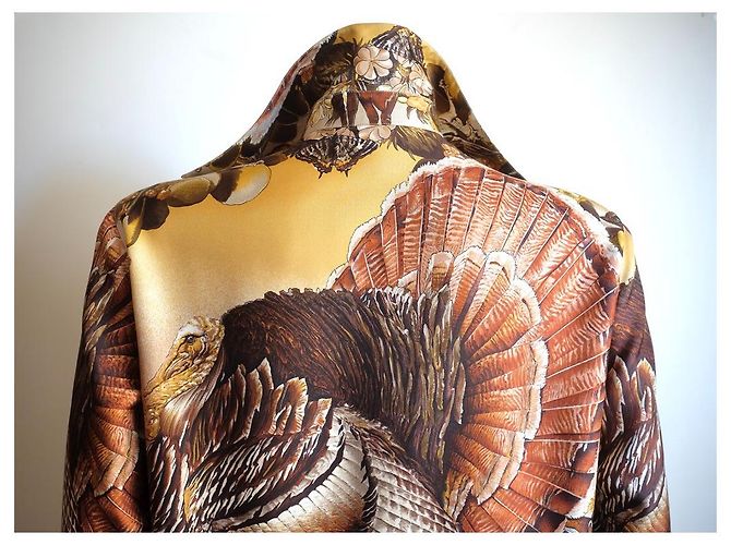 Camisa de seda Hermès con motivos Carré de Oliver Kermit Multicolor - vista 11