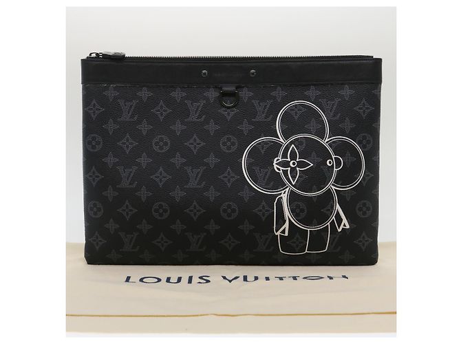 LOUIS VUITTON Eclipse Vivienne Pochette Apollo Clutch Limited M62904 Auth ak183alla - vista 12