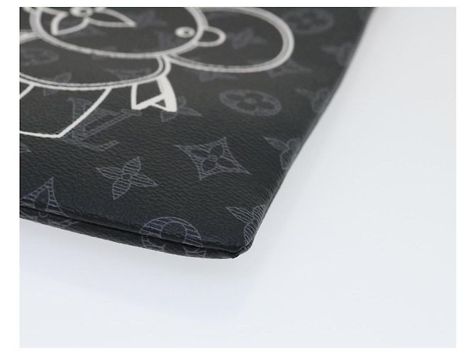 LOUIS VUITTON Eclipse Vivienne Pochette Apollo Clutch Limited M62904 Auth ak183alla - vista 7