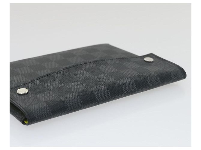 LOUIS VUITTON Damier Graphite Alpha Triple Pouch N60255 LV Aut 29633alla - vista 20