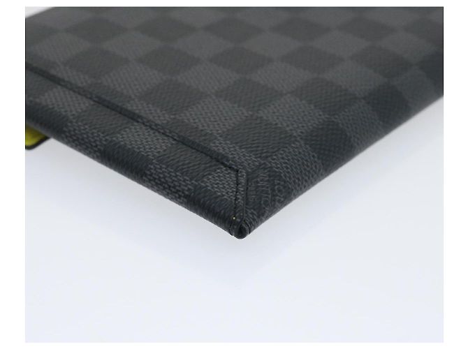 LOUIS VUITTON Damier Graphite Alpha Triple Pouch N60255 LV Aut 29633alla - vista 23