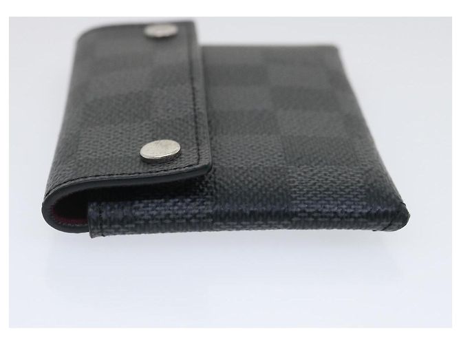 LOUIS VUITTON Damier Graphite Alpha Triple Pouch N60255 LV Aut 29633alla - vista 33