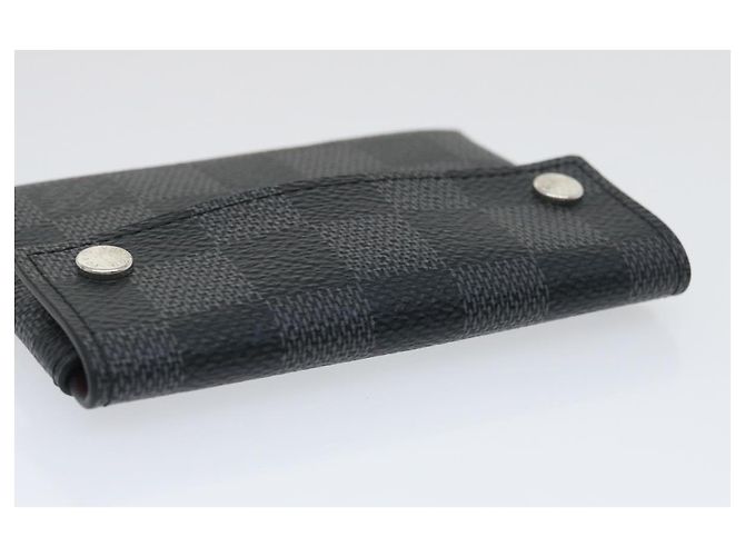LOUIS VUITTON Damier Graphite Alpha Triple Pouch N60255 LV Aut 29633alla - vista 34